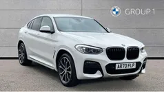 White Used 2021 BMW X4 M Sport SUV | £27,657 (Fair price)