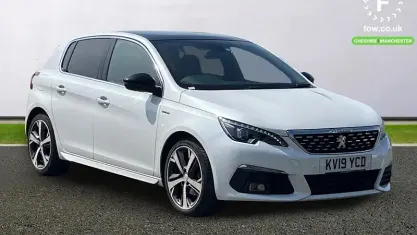 Begagnad Peugeot 308 GT-line 131 HK (96 kW) 2019 Vit Halvkombi
