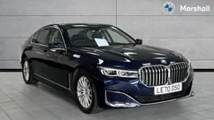 Tanzanite blue ii metallic Used 2021 BMW 740 Comfort Edition Sedan | £33,660 (Fair price)