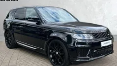Metallic santorini black Used 2022 Land Rover Range Rover Sport Autobiography Dynamic SUV | £47,661 (Fair price)