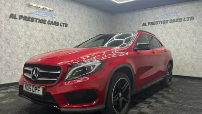 Used Mercedes GLA220 AMG line 170 HP (125 kW) 2015 Red SUV