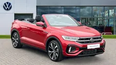 Tornado red Used 2025 VW T-Roc Cabriolet R-line Cabriolet | £32,266 (Fair price)