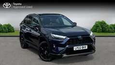Obsidian blue bitone Used 2022 Toyota RAV4 Hybrid SUV | £31,153 (Fair price)