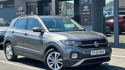 Usado VW T-Cross SE 116 CV (85 kW) 2020 Gris SUV