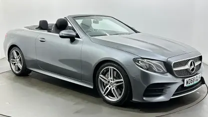 Used Mercedes E300 AMG line 245 HP (180 kW) 2018 Grey Cabriolet