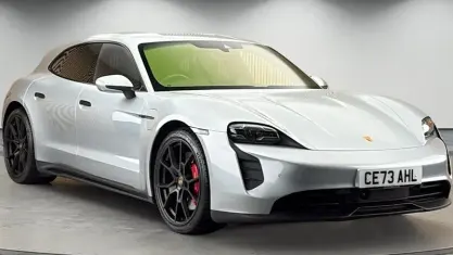 Used Porsche Taycan Performance Package 439 kW (598 HP) 2023 Dolomite silver Estate