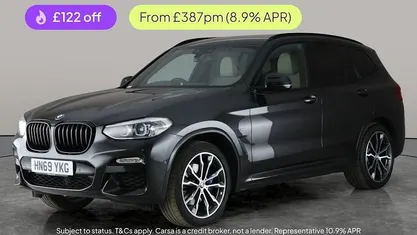 Grey Used 2019 BMW X3 M Sport SUV | £22,680 (Fair price)