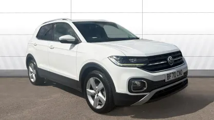 Used VW T-Cross SEL 116 HP (85 kW) 2020 White SUV