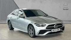 Silver Used 2024 Mercedes C300e AMG Line Premium Sedan | £36,080 (Good price)