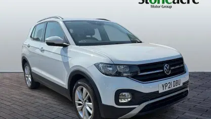 Used VW T-Cross SE 116 HP (85 kW) 2020 White SUV