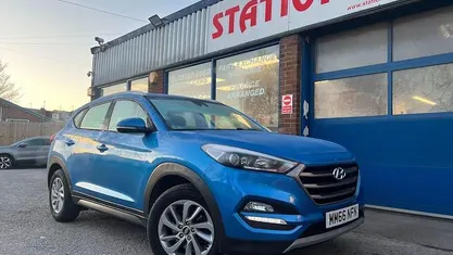 Blue Used 2017 Hyundai Tucson SE SUV | £9,495 (Fair price)