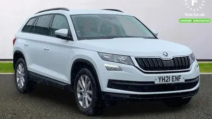 Used Skoda Kodiaq SE 150 HP (110 kW) 2021 White SUV