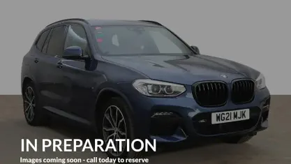 Begagnad BMW X3 M Sport 190 HK (139 kW) 2021 Blå SUV