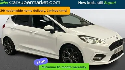 Used Ford Fiesta ST-Line 95 HP (69 kW) 2021 White Hatchback