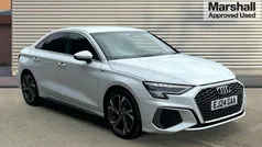 White Used 2024 Audi A3 S-Line Sedan | £25,397 (Fair price)