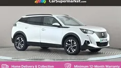 White Used 2021 Peugeot e-2008 Allure Premium SUV | £12,697 (Fair price)