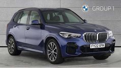 Blue Used 2022 BMW X5 M Sport SUV | £42,850 (Fair price)