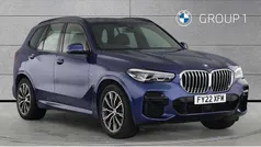 Blue Used 2022 BMW X5 M Sport SUV | £42,850 (Fair price)