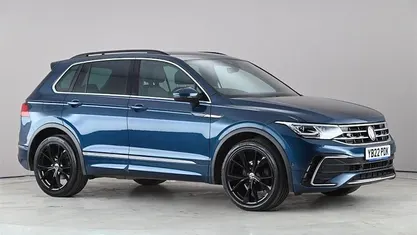 Used VW Tiguan R-line 150 HP (110 kW) 2022 Blue SUV