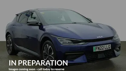 Used Kia EV6 GT-Line 239 kW (325 HP) 2022 Blue SUV