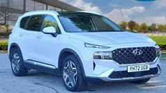 White Used 2022 Hyundai Santa Fe Ultimate SUV | £27,482 (Fair price)