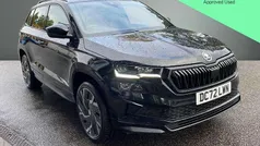 Black magic pearl effect Used 2023 Skoda Karoq SportLine SUV | £23,695 (Fair price)