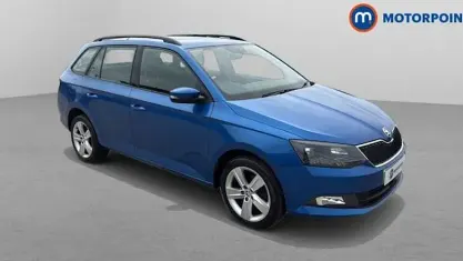 Used Skoda Fabia SE L 110 HP (80 kW) 2018 Blue Estate