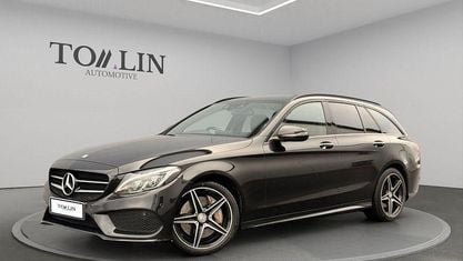 Usado Mercedes C250 AMG Line Premium Plus 204 CV (150 kW) 2016 Negro Familiar