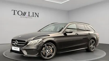 Used Mercedes C250 AMG Line Premium Plus 204 HP (150 kW) 2016 Black Estate