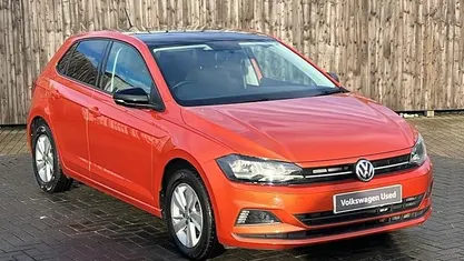 Orange Used 2019 VW Polo SE Hatchback | £11,799 (Fair price)