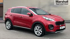 Red Used 2017 Kia Sportage GT-Line SUV | £12,636 (Fair price)