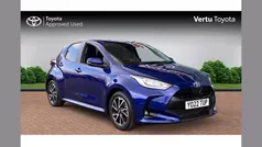 Blue Used 2022 Toyota Yaris Hybrid Design Hatchback | £17,469 (Fair price)