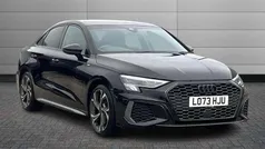 Mythos black Used 2023 Audi A3 S-Line Sedan | £26,950 (Fair price)