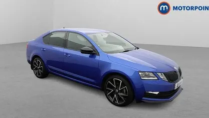 Used Skoda Octavia SportLine 150 HP (110 kW) 2019 Blue Hatchback