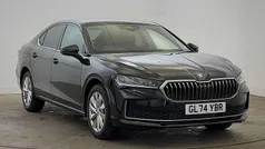 Midnight black metallic New 2024 Skoda Superb SE Technology Hatchback | £26,749 (Good price)