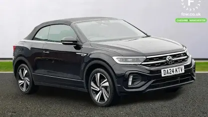 Used VW T-Roc Cabriolet R-line 150 HP (110 kW) 2024 Black Cabriolet