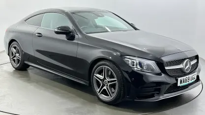 Used Mercedes C200 AMG Line Premium 184 HP (135 kW) 2019 Black Coupe