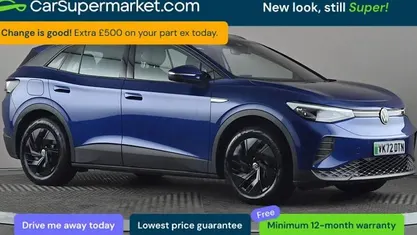 Used VW ID.4 Pure 108 kW (148 HP) 2021 Blue SUV