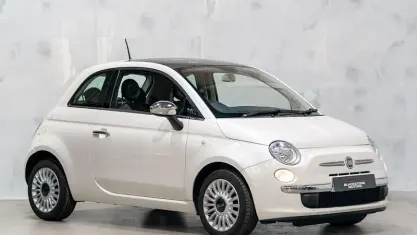 Used Fiat 500 Lounge 69 HP (50 kW) 2014 White Hatchback