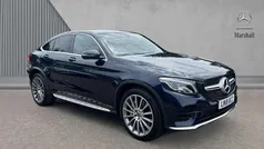 Blue Used 2018 Mercedes GLC250 AMG Line Premium Coupe | £21,337 (Fair price)