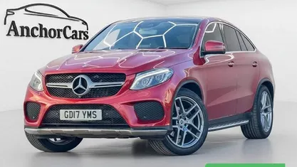 Used Mercedes GLE350 AMG Line Premium Plus 258 HP (189 kW) 2017 Red Coupe