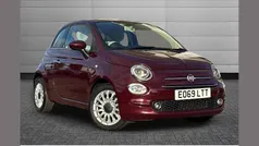 Red Used 2019 Fiat 500 Lounge Hatchback | £8,795 (Fair price)