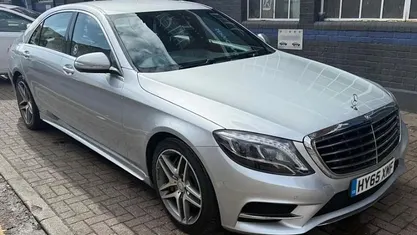 Used Mercedes S350L AMG line 258 HP (189 kW) 2015 Silver Sedan