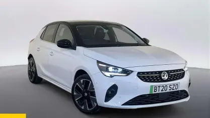 Begagnad Vauxhall Corsa-e Elite 100 kW (136 HK) 2020 Vit Halvkombi
