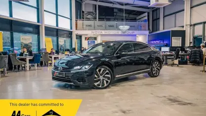 Used VW Arteon R-line 190 HP (139 kW) 2018 Black Hatchback