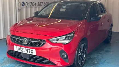 Used Vauxhall Corsa Elite 101 HP (74 kW) 2021 Red Hatchback