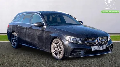 Used Mercedes C300 Active 258 HP (189 kW) 2019 Black Estate
