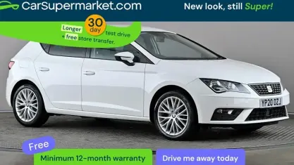 Używany Seat Leon SE Dynamic 116 KM (85 kW) 2020 Biały Hatchback