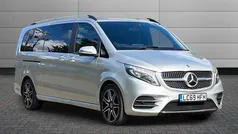 Silver Used 2019 Mercedes V300 AMG line MPV | £46,650 (Fair price)