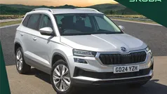 Brilliant silver metallic Used 2024 Skoda Karoq SE L SUV | £21,995 (Fair price)